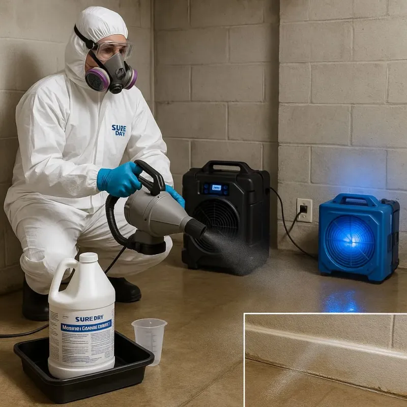 Sanitization and Odor Removal process in Forsyth County, GA
